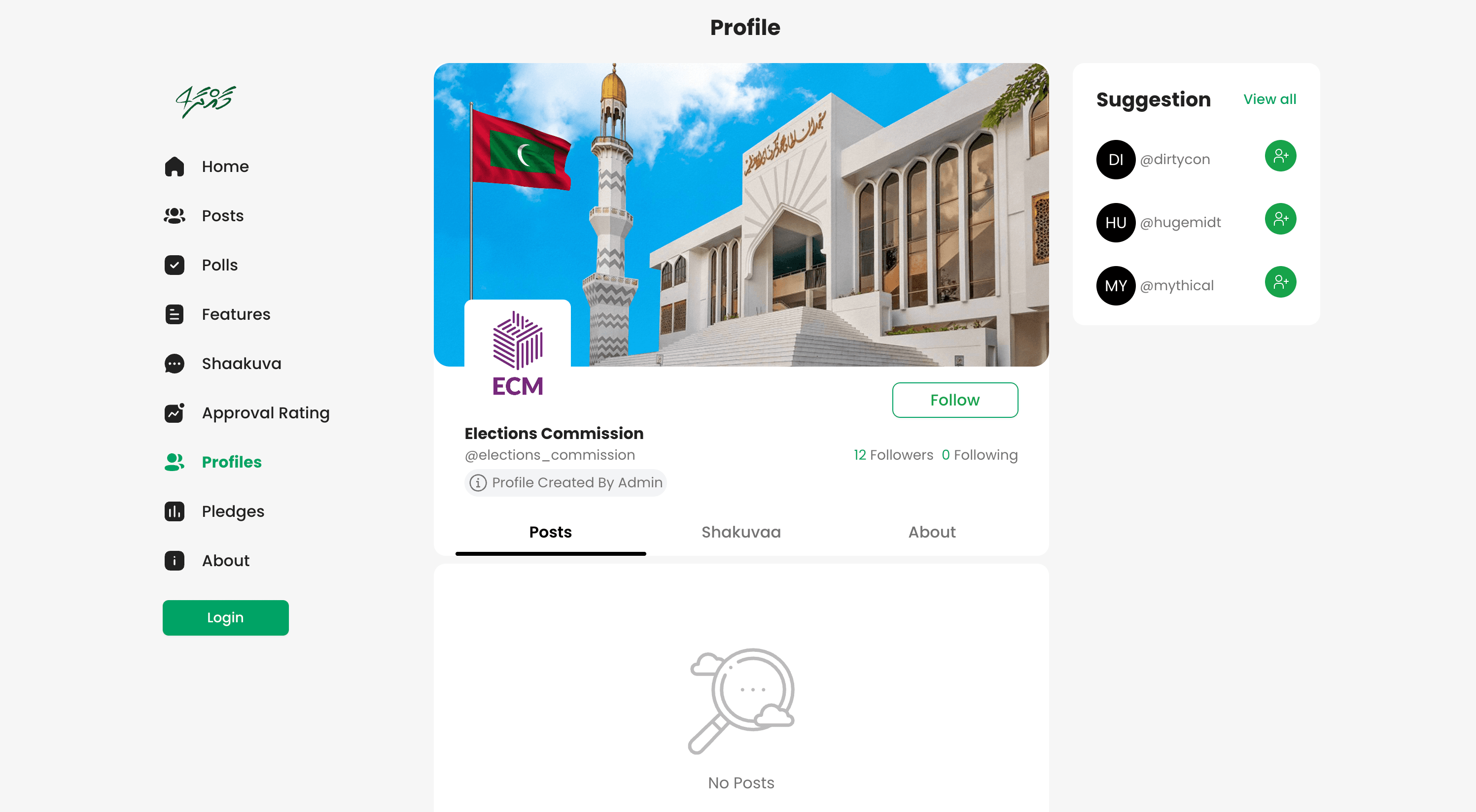 Maahdha individual profile screenshot